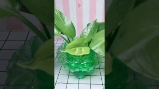 DIY Craft - Flower Vase By Plastic Water Bottle