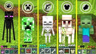 JAK GRAĆ BABY ZOMBIE, ENDERMAN, CREEPER, SZKIELET, GOLEM z SmileSlow w Minecraft!