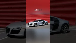 Evolution of Audi R8 (2008~2022) #shorts