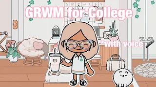 Aesthetic College Routine *with voice 🎤 | toca boca