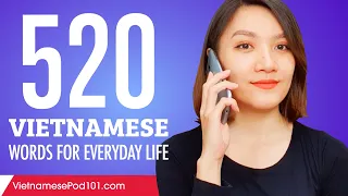 520 Vietnamese Words for Everyday Life - Basic Vocabulary #26