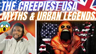 🇬🇧BRIT Reacts To THE CREEPIEST AMERICAN MYTHS & URBAN LEGENDS!