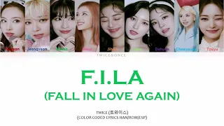 TWICE (트와이스) - F.I.L.A (Fall In Love Again) [Color Coded Lyrics Han | Rom | Esp]