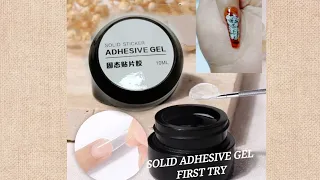 SOLID ADHESIVE GEL for PRESS ON NAIL EXTENSION/ Filipino version