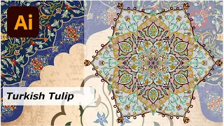 Turkish Delight: Crafting a Tulip Mandala