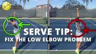 Fix The Low Elbow Serve Problem