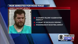 Man arrested for aggravated assault after road rage incident