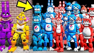 TWISTED ANIMATRONICS VS COCA-COLA E PEPSI ANIMATRONICS ASSOMBRADOS? | GTA V Five Nights at Freddy's