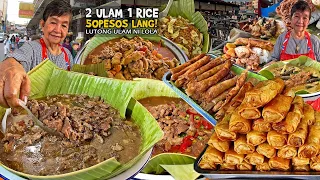 50Pesos Lang ang "2 ULAM at 1 RICE" ni Lola na "Smiling Face" | CARINDERIA sa PALENGKE ng Pampanga