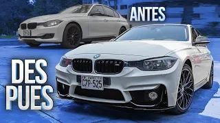 BMW F30 320i CAMBIO DE LOOK A M3 !! BMW M3 UPGRADE KIT