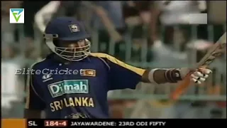 Mahela Jayawardene's silky 83 vs India in the Indian Oil Cup Final and scores his 23rd ODI Fifty