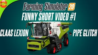 Farming Simulator 20 Funny Claas Lexion Harvester Glitch #Shorts