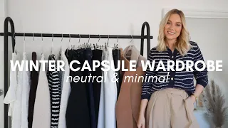 WINTER CAPSULE WARDROBE 2024! 13 KEY PIECES TO MIX AND MATCH FOR AN EFFORTLESS WARDROBE!
