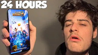 I Spent 24 Hours Playing Clash Royale AGAIN