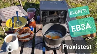 BLUETTI EB3A Praxistest - Autark Blackout Batteriespeicher be prepared camping prepper offgrid