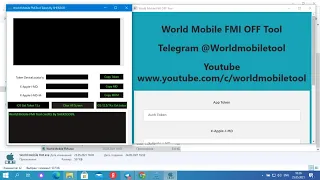 World Mobile FMI Off Tool Rev2 ios 14.6 passcode FMi Off Done