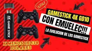 Gamestick 4k GD10 con Emuelec, la mejor gamestick✌