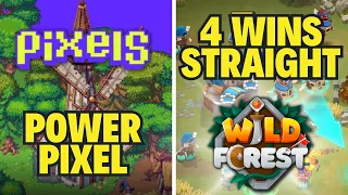 NEW EVENT POWER PIXEL in Pixels Game with Bonus Content FOUR STRAIGHT WINS in WILD FOREST