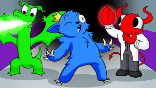 RAINBOW FRIENDS, but They're CURSED... (Cartoon Animation)