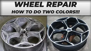 Wheel Restoration TWO COLORS! Tips and Tricks!!!