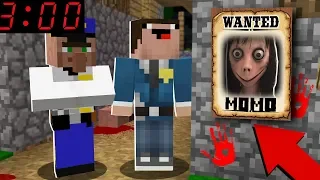 SCARY MOMO WANTED! What HAPPENS AT 3:00 AM?! NOOB vs PRO vs HACKER vs GOD in Minecraft Animation!