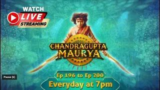 चंद्रगुप्त मौर्य | Part - 40 | Chandragupta Maurya | LIVE | Swastik Production India