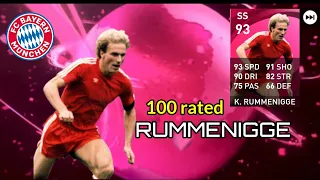 101 rated K.RUMMENIGGE review | PES 2021 MOBILE |