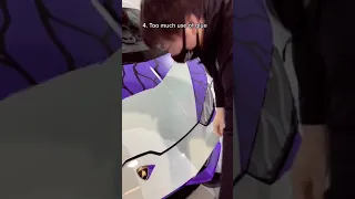 Unwrapping This Exepensive Lambo tiktok oneautostudio