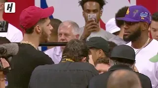 Lonzo Ball & LeBron James Meet Each Other at Summer League After Trade | July 5, 2019