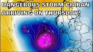 Dangerous Storm Ciaran Arriving on Thursday! 29th October 2023