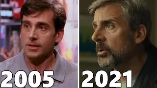 Antes y después , VIRGEN A LOS 40 (The 40-Year-Old Virgin)(2005) Así se ven los actores actualmente!