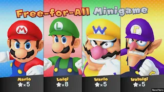 Mario Party 10 - Mario Vs. Luigi Vs. Wario Vs. Waluigi | Mushroom Park (Master Difficulty)