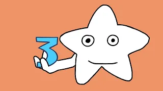 it's time to learn with happy star - Will you count to 3 with happy star