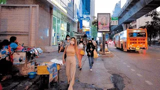 [4K] Walk from Saladaeng to Chong Nonsi in Bangkok, Thailand