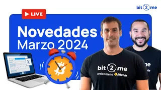 🚀 NOVEDADES  de Bit2Me (Bit2Me Tax, Academy, Halving, Bitcoin ATH,  …) - Marzo 2024