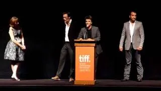 THE ARTIST (2011; France) Intro with Jean Dujardin, Michel Hazanavicius; TIFF 2011