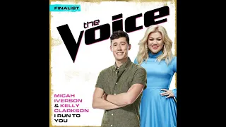 Season 18 Micah Iverson & Kelly Clarkson "I Run To You" Studio Version