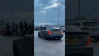 Mercedes C63 AMG W204 Driveby + LOUD Revs!