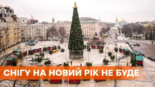 Ніякого снігу, буде лише дощ та +9. Синоптики розповіли прогноз погоди на Новий рік