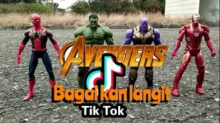 Avengers and thanos dance tik tok bagaikan langit