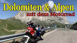 Alpen & Dolomiten mit der XRV 750 RD07 Africa Twin. 4 Tage, 1700km, 14 Pässe.