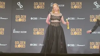 Sarah Snook (Best TV Drama Actress, 'Succession') 2024 Golden Globes press room