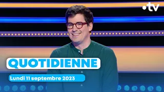 Emission Quotidienne du lundi 11 septembre 2023 - Questions pour un Champion