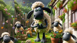 Shaun the Sheep's Garden Mischief