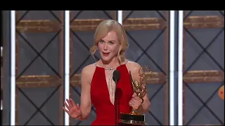 Nicole Kidman wins Best Lead Actress in a TV Mini Series or TV Movie / Primetime Emmy Awards - 2017