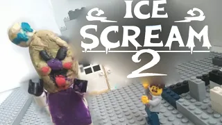 Лего мультфильм ice scream episode 2 | stop motion horror game |