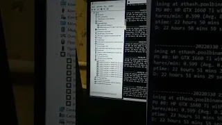 Майнинг на ноутбуке ETH 1660 ti max Q