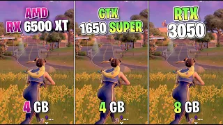 ✅ RX 6500 XT vs GTX 1650 SUPER vs RTX 3050 ✅ Test in 8 Games ✅