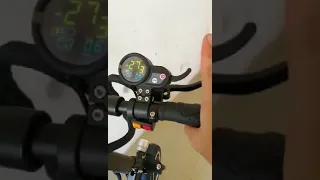 T113 Electric Scooter display setting