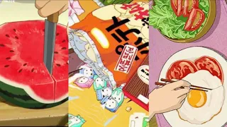 Aesthetic Anime Foods Tiktok Compilation (ASMR)